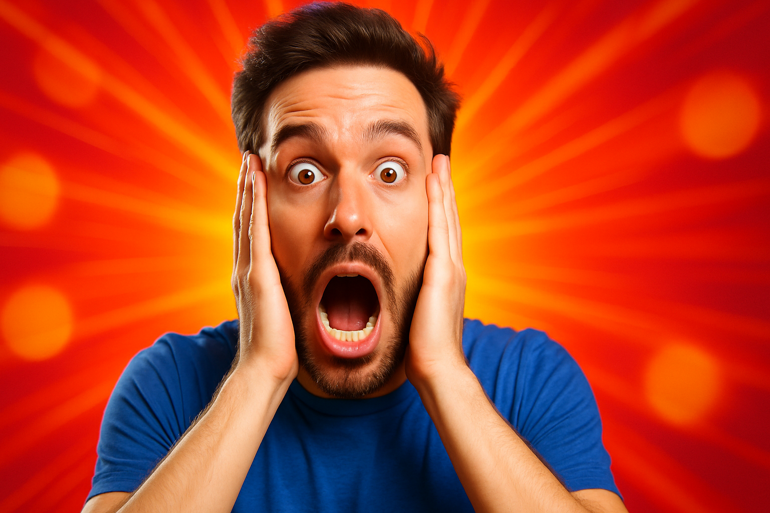 AI-generated YouTube thumbnail example — Reaction style